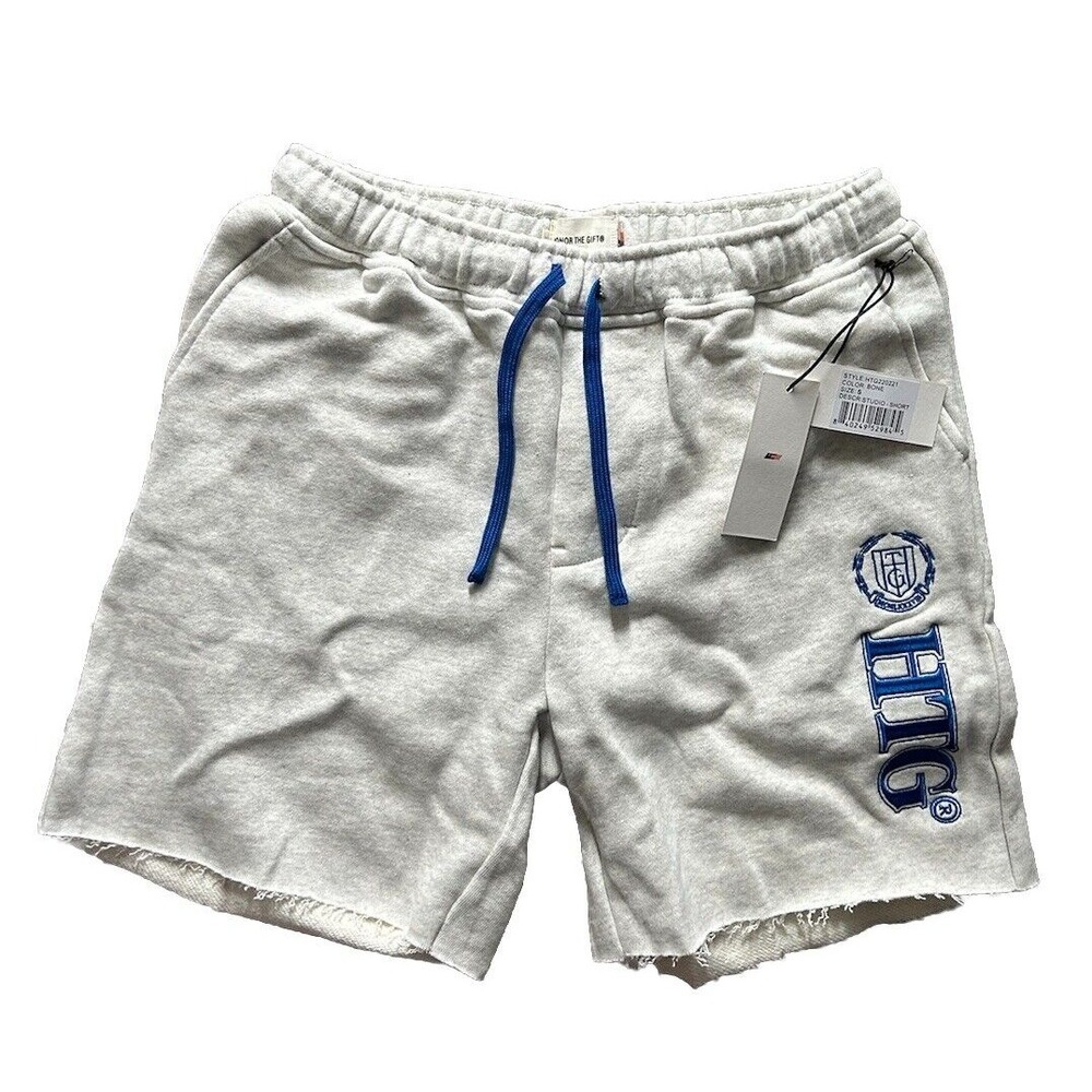 Honor The Gift Men’s French Terry Sweatshorts Size Small Studio Embroidered Logo